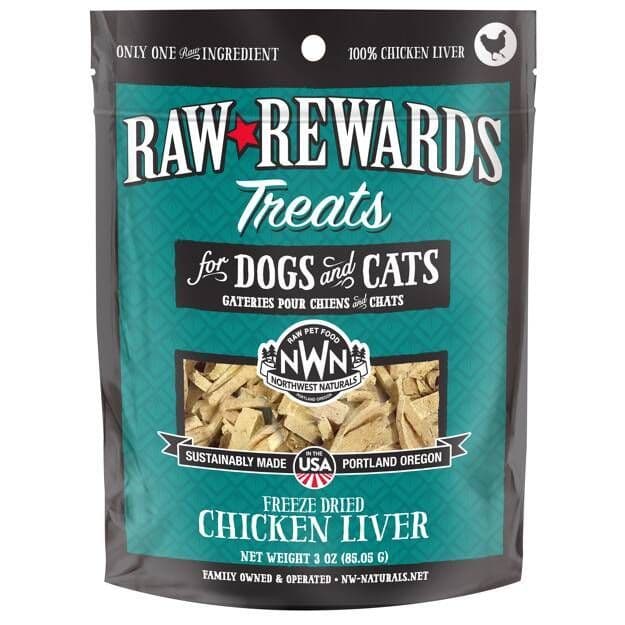 Northwest Naturals Raw Rewards Chicken Liver Freeze Dried Treats 85 g