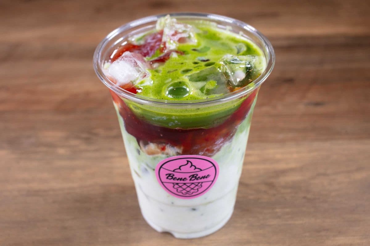 Strawberry Matcha Latte
