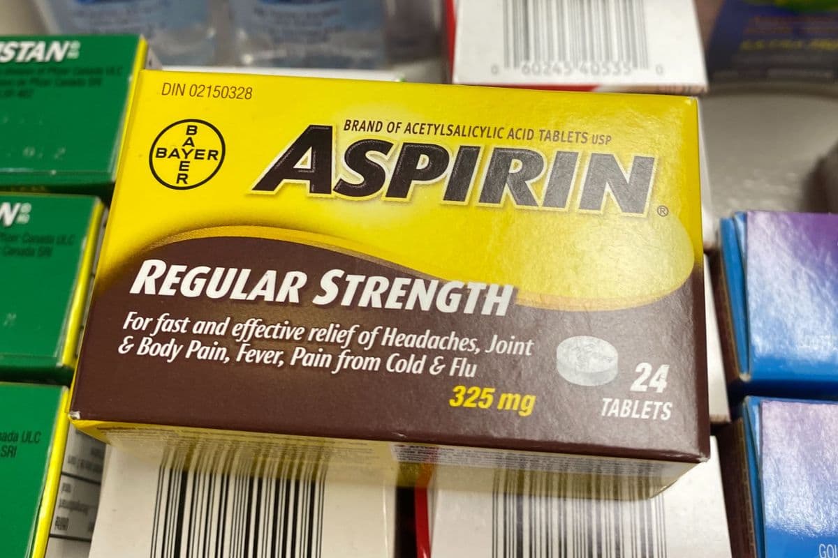 Aspirin regular strength (20 tablets )