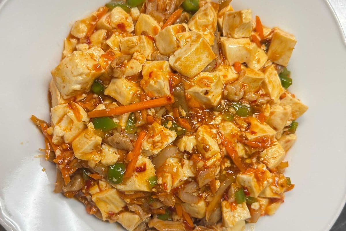 Ma Po Tofu with Shredded Pork 麻婆豆腐（含猪肉）