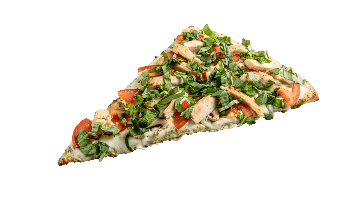 BIG MAMA'S® SLICE - Cream Pesto Chicken Pizza