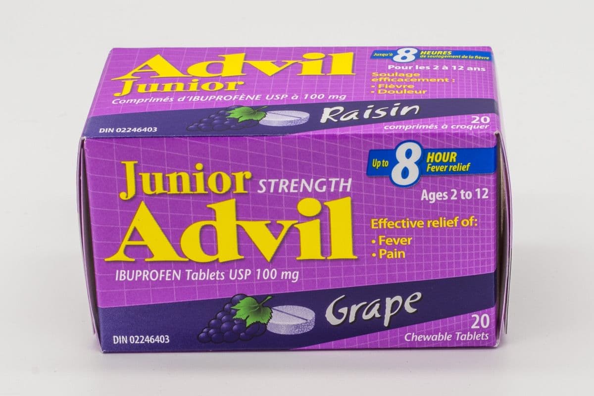 Advil Junior Grape Tablets (20 x 100 mg)