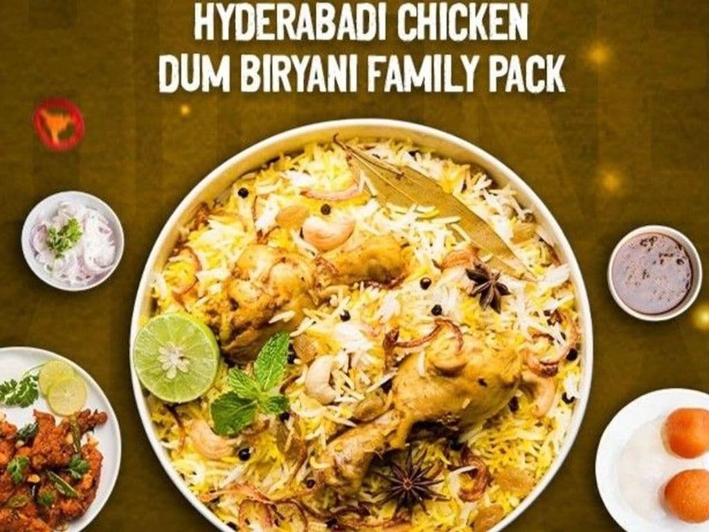 Hyderabadi Chicken Dum Biryani - FAMILY PACK