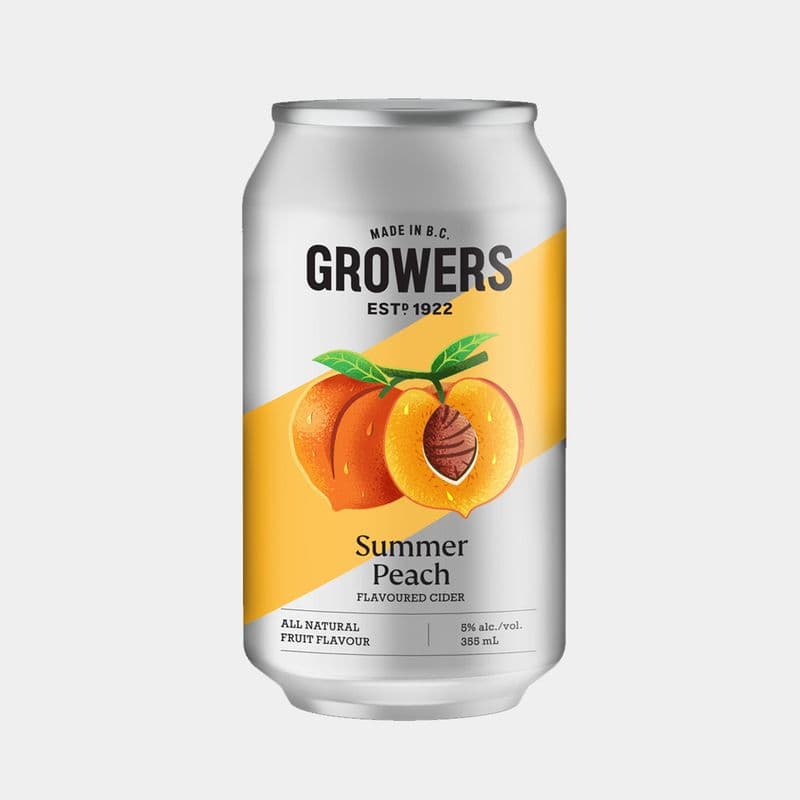 Growers Summer Peach Cider (ABV 5)