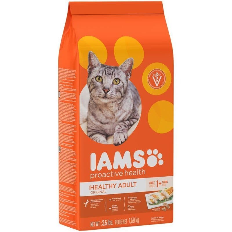 IAMS Proactive Health Adult Healthy Dry Cat Food with Chicken 1.59 kg / 3.5 lb