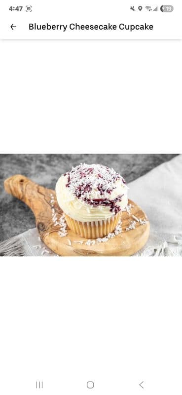 4-Pack Blueberry Cheesecake Cupcake