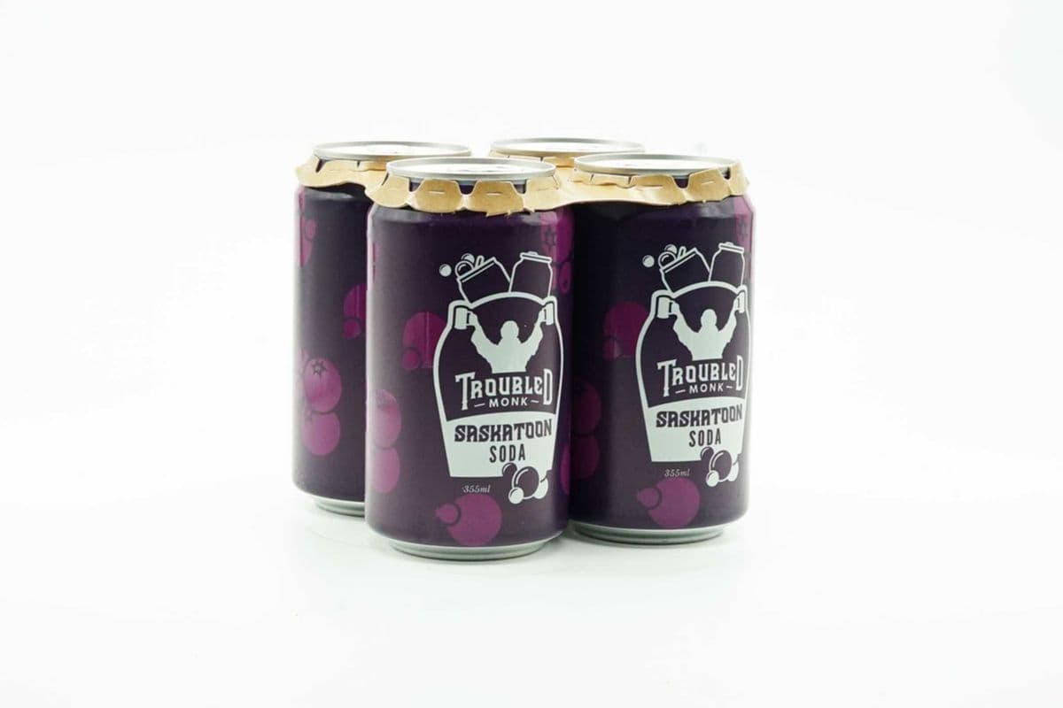 Saskatoon Soda (4 Cans) (355ml can)