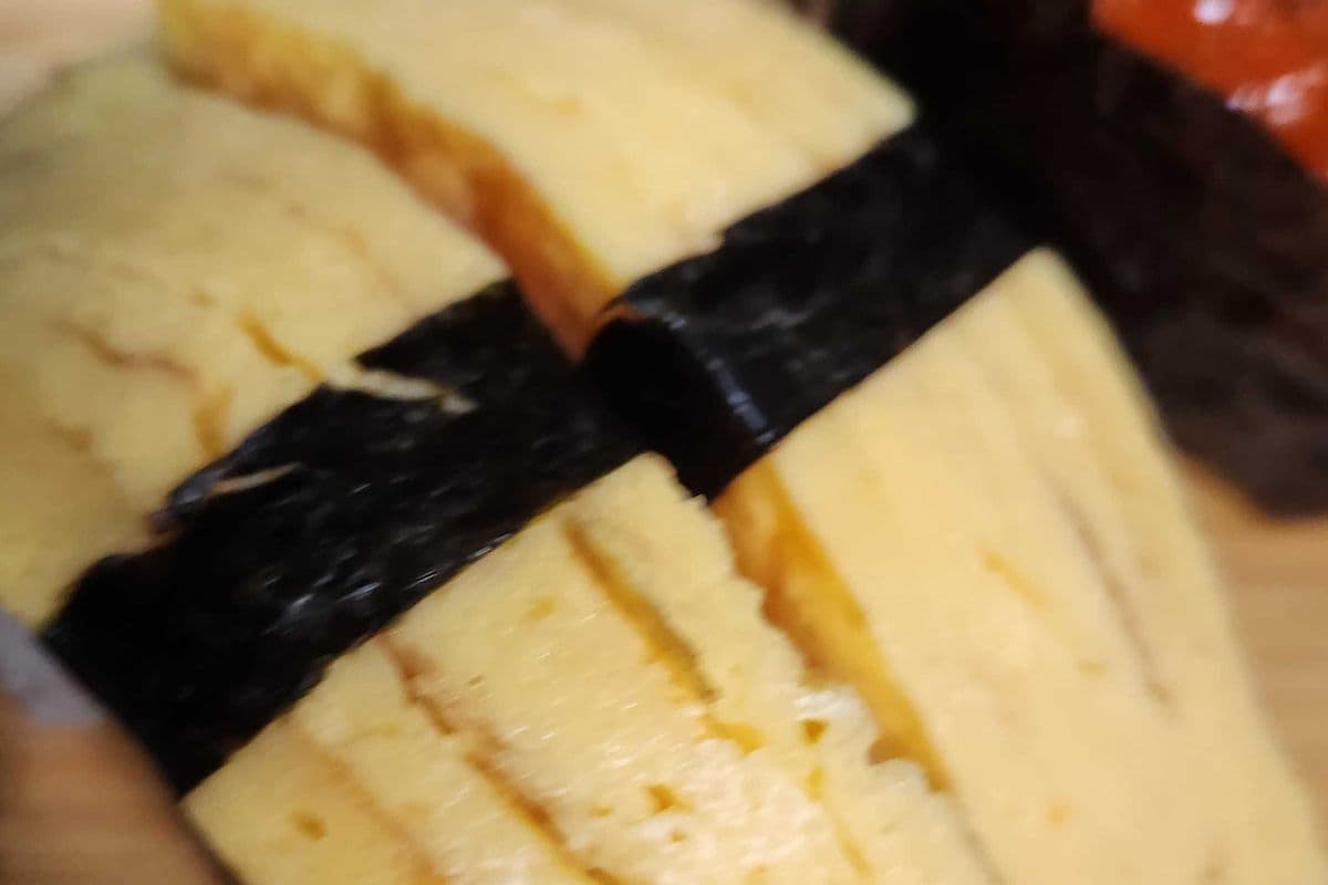 Tamago (Egg) Nigiri Sushi