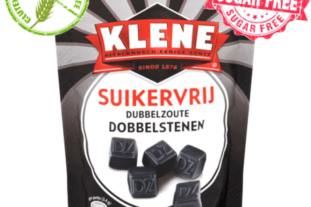 Klene Sugarfree Licorice - Double Salted Dice (110 g)
