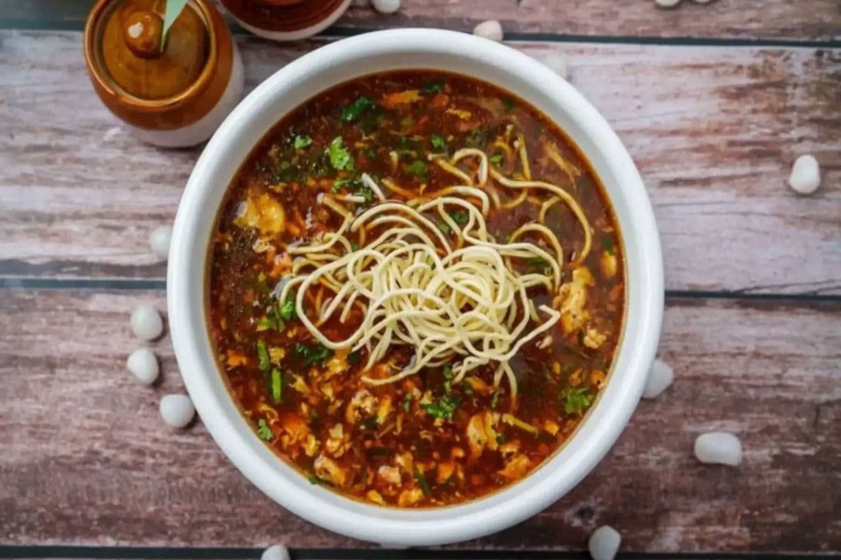 Manchow Soup (Chicken and Shrimp)