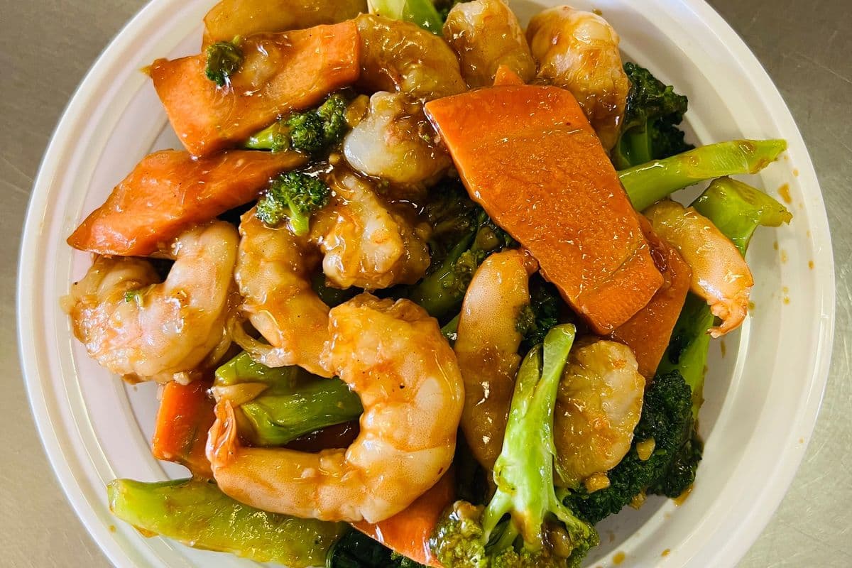 Shrimp with Broccoli 芥兰虾
