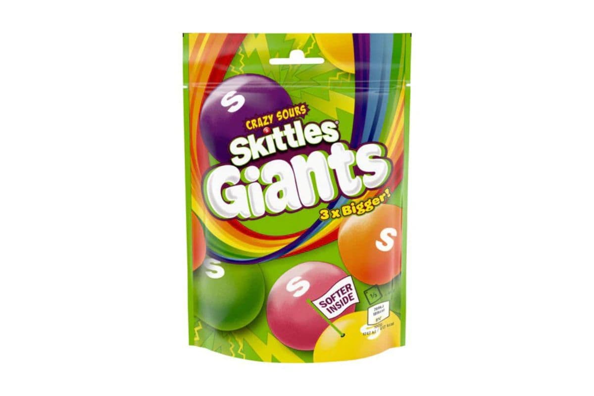 Skittles Giants Crazy Sours (132 g)