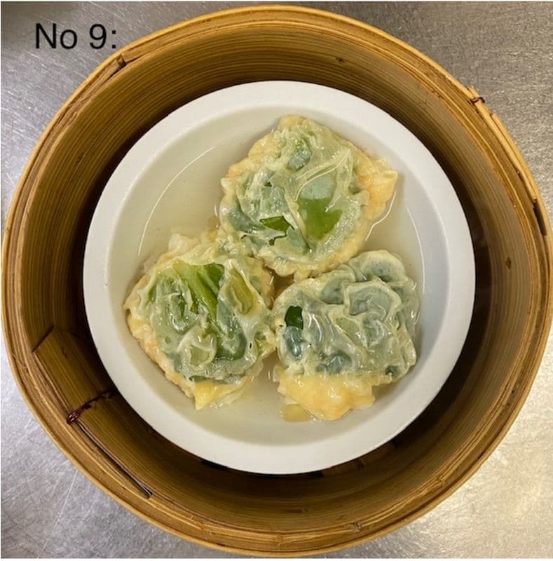 9. Quail Egg and Shrimp Dumplings