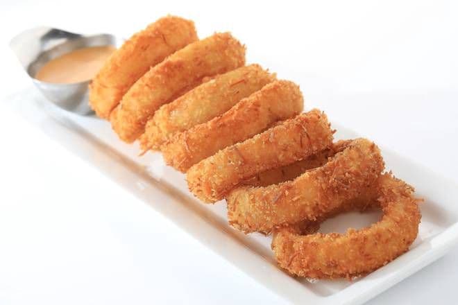 Rondelles d'oignons à la noix de coco / Coconut Onion Rings