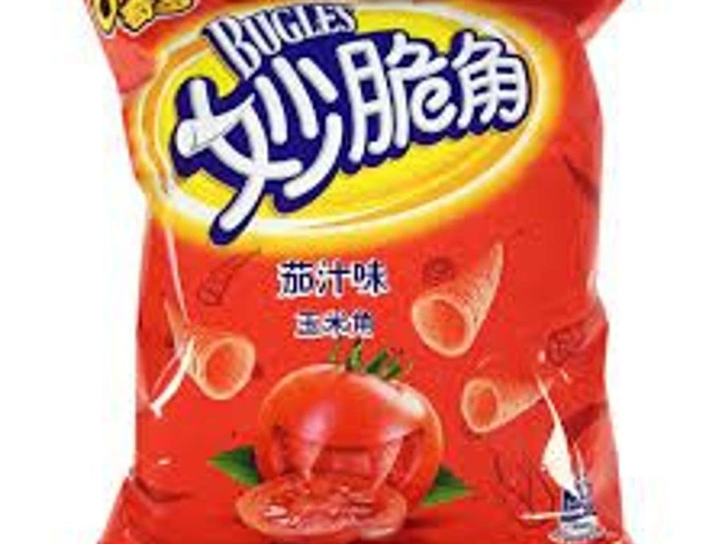 Bugles Chips (65g)-Tomato Flavour
