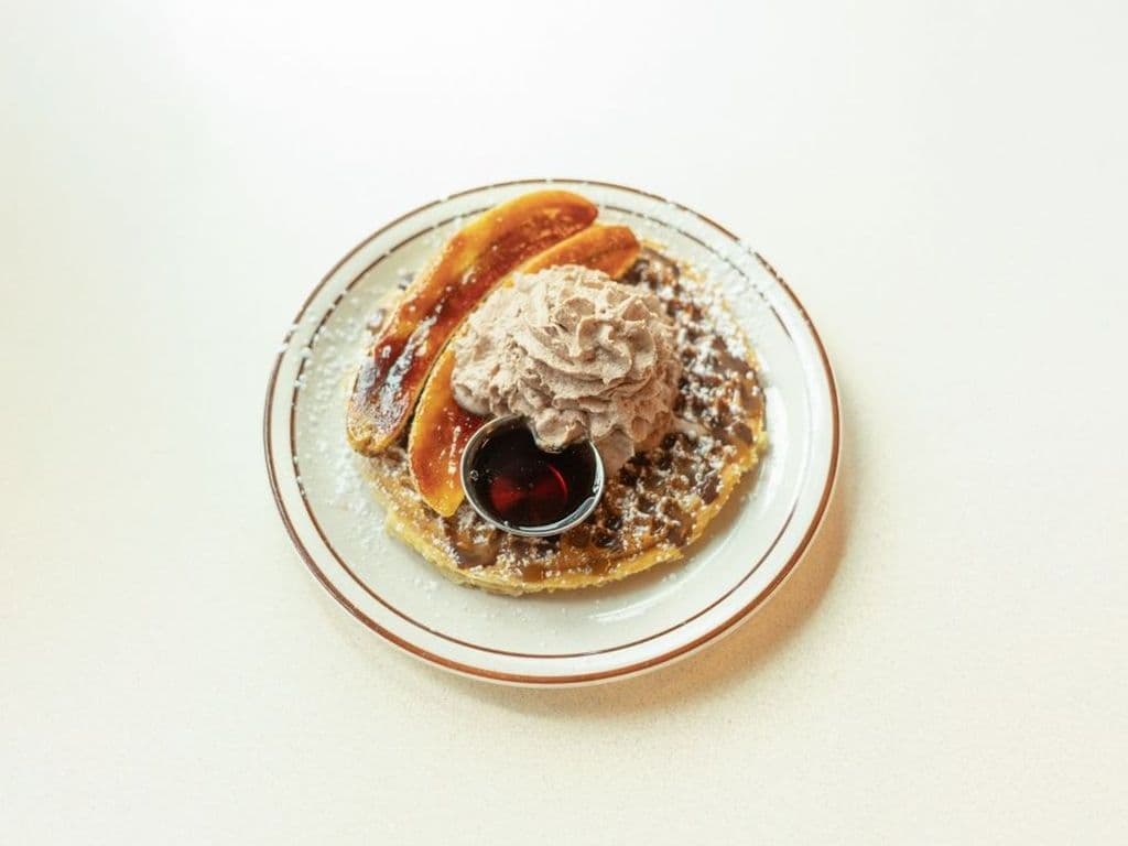 Brulee Banana Waffle