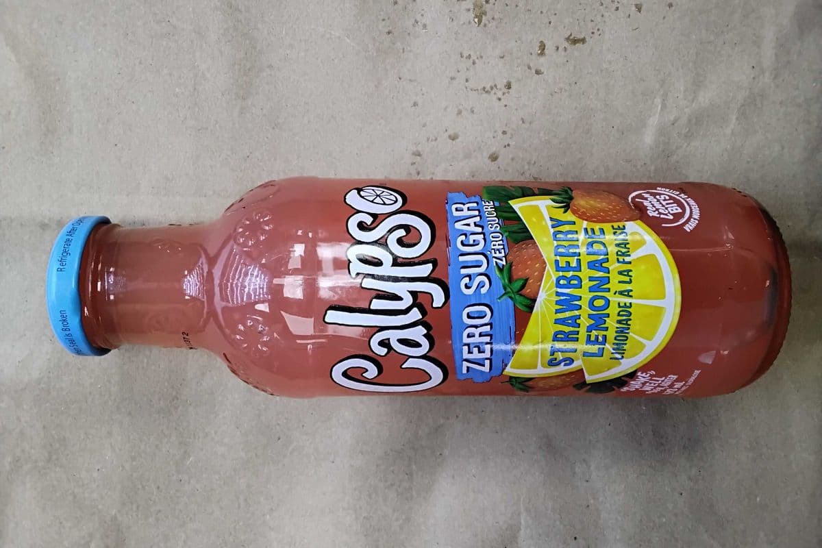 Calypso zero sugar strawberry lemonade (473 ml)