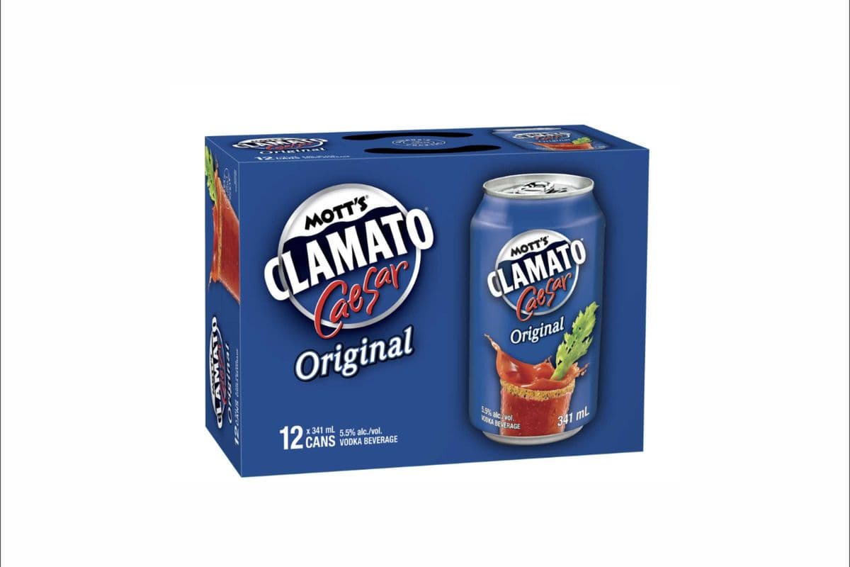 Mott's Clamato Caesar Original (12 Pack Cans) (12 x 355ml)