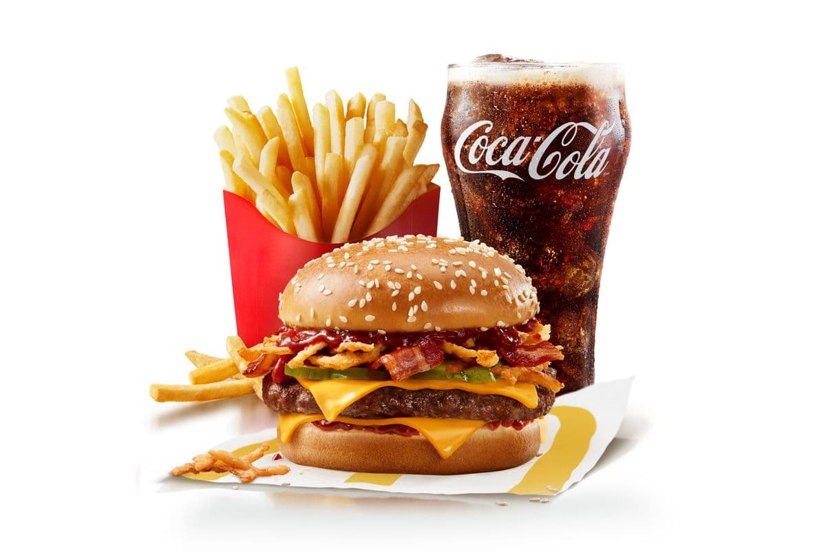 Western BBQ Quarter Pounder Extra Value Meal [980-1190 Cals]
