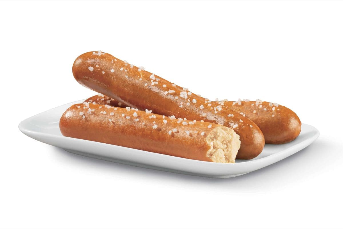 Pretzel Sticks with Zesty Queso