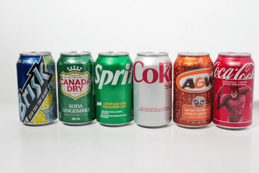 6 Pop Cans