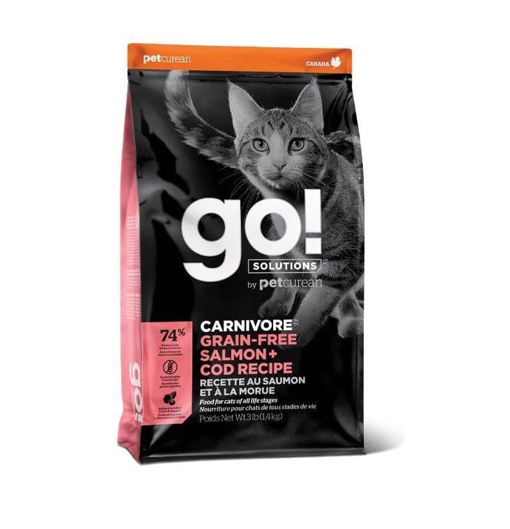 Petcurean Go! Solutions Carnivore Grain-Free Salmon & Cod Recipe