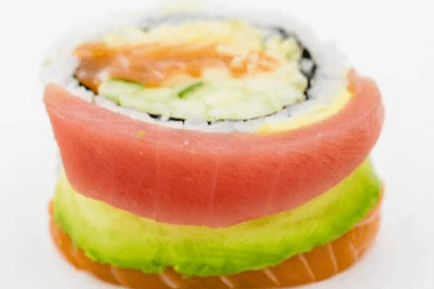 Futomaki arc-en-ciel