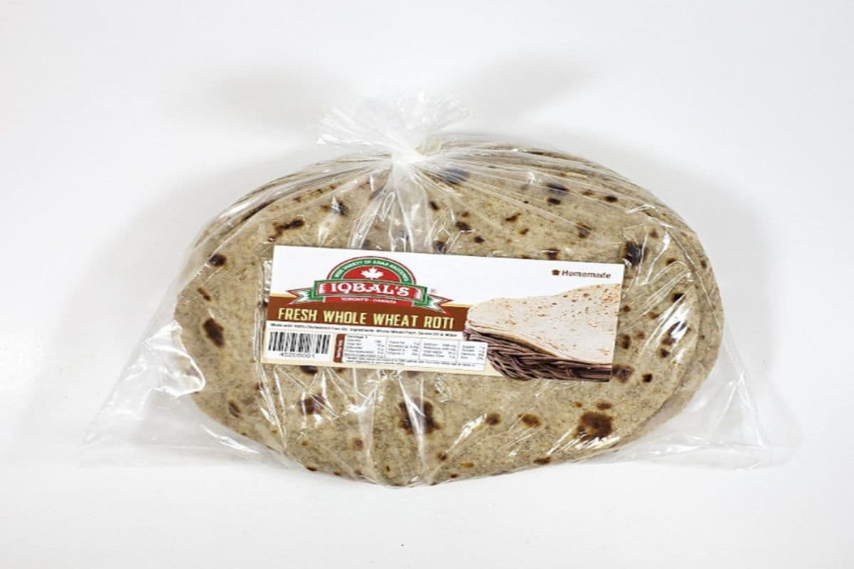 Mamta and Iqbals Fresh Whole Wheat Chapati Roti (10pk) (750g)