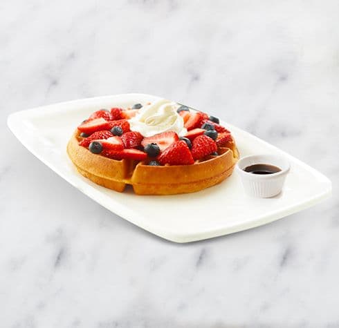 Waffle w/Fruit