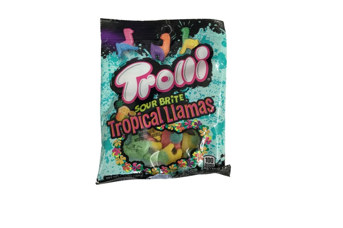 Trolli Sour Brite Tropical Llamas (120 g)