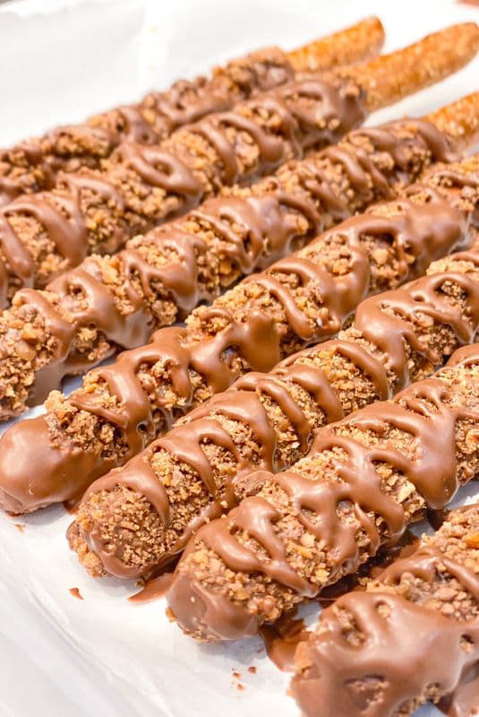 Chocolate Covered Skor Pretzel