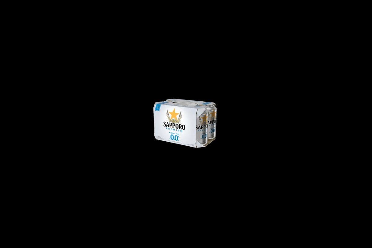 SAPPORO 0.0% (6*355ML) (1 x 6*355ML)