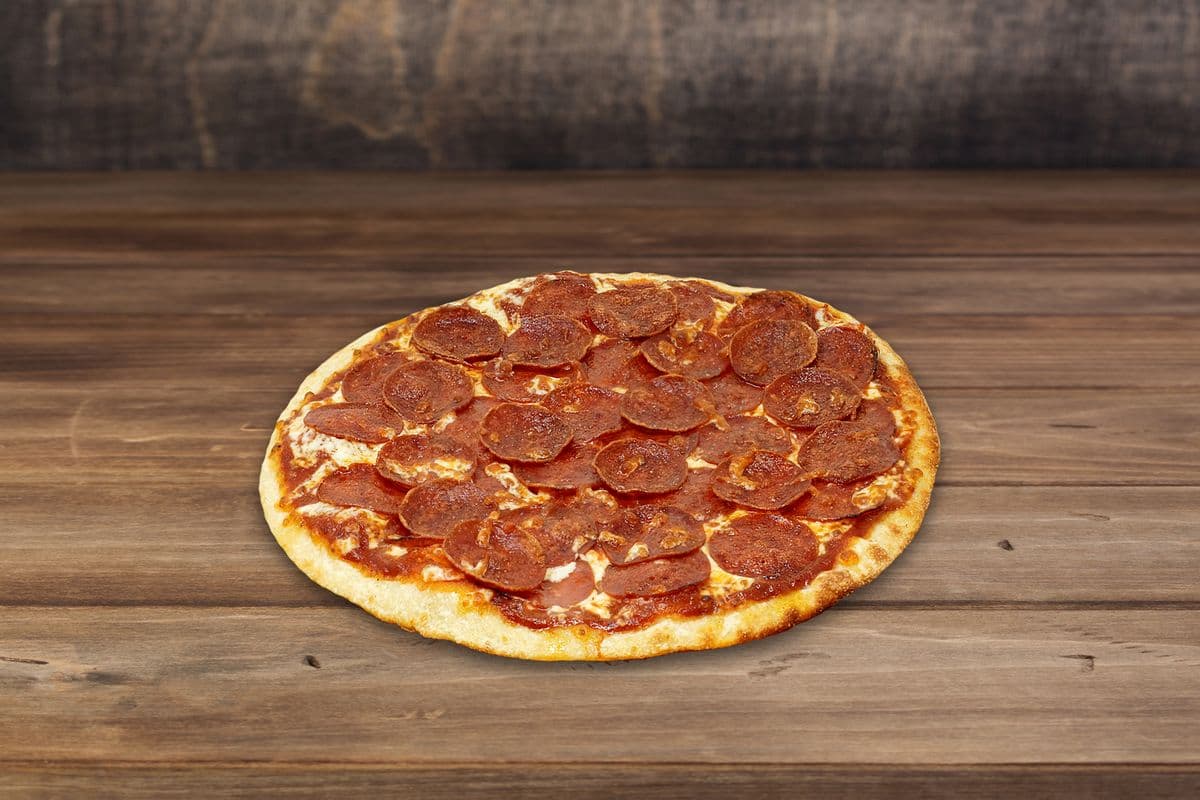12" One-Two Toppings, Gourmet Thin Crust Pizza