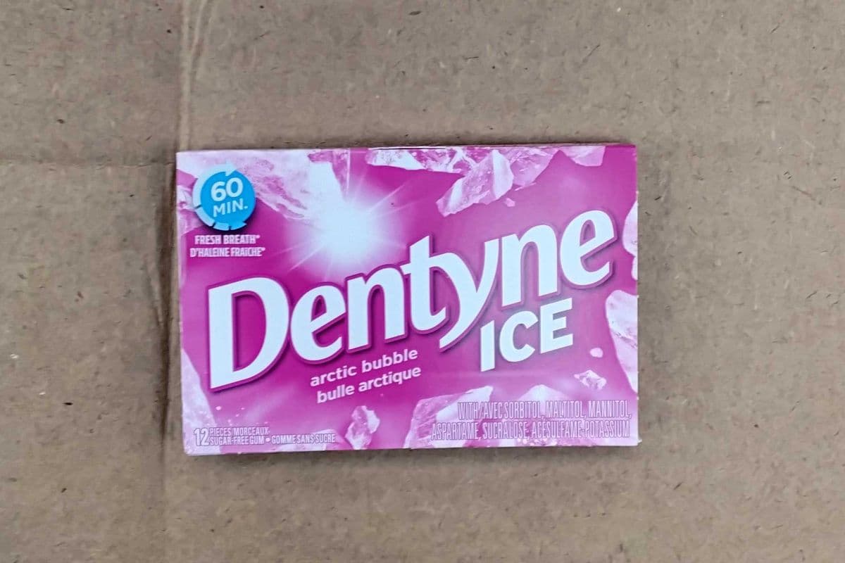 Dentyne ice artic bubble.