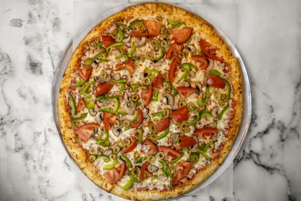 Medium  Vegetarian (Green Olives, Mushrooms, Tomato, Green Pepper)