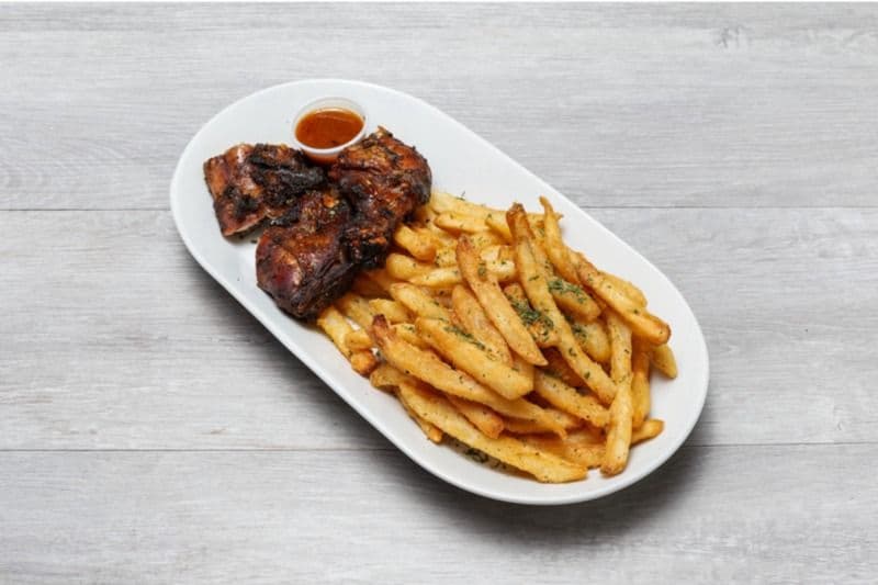 Big Jerk Chicken and Irie Fries