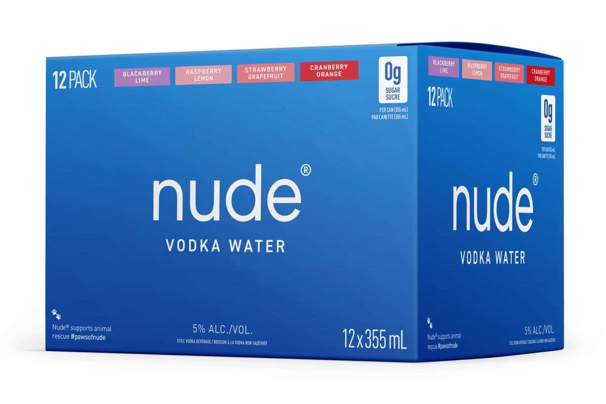 Nude Vodka Water Mixer (12 x 355ml can)