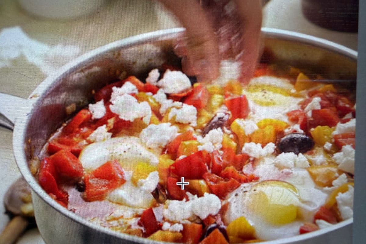 Shakshuka and Feta Cheese