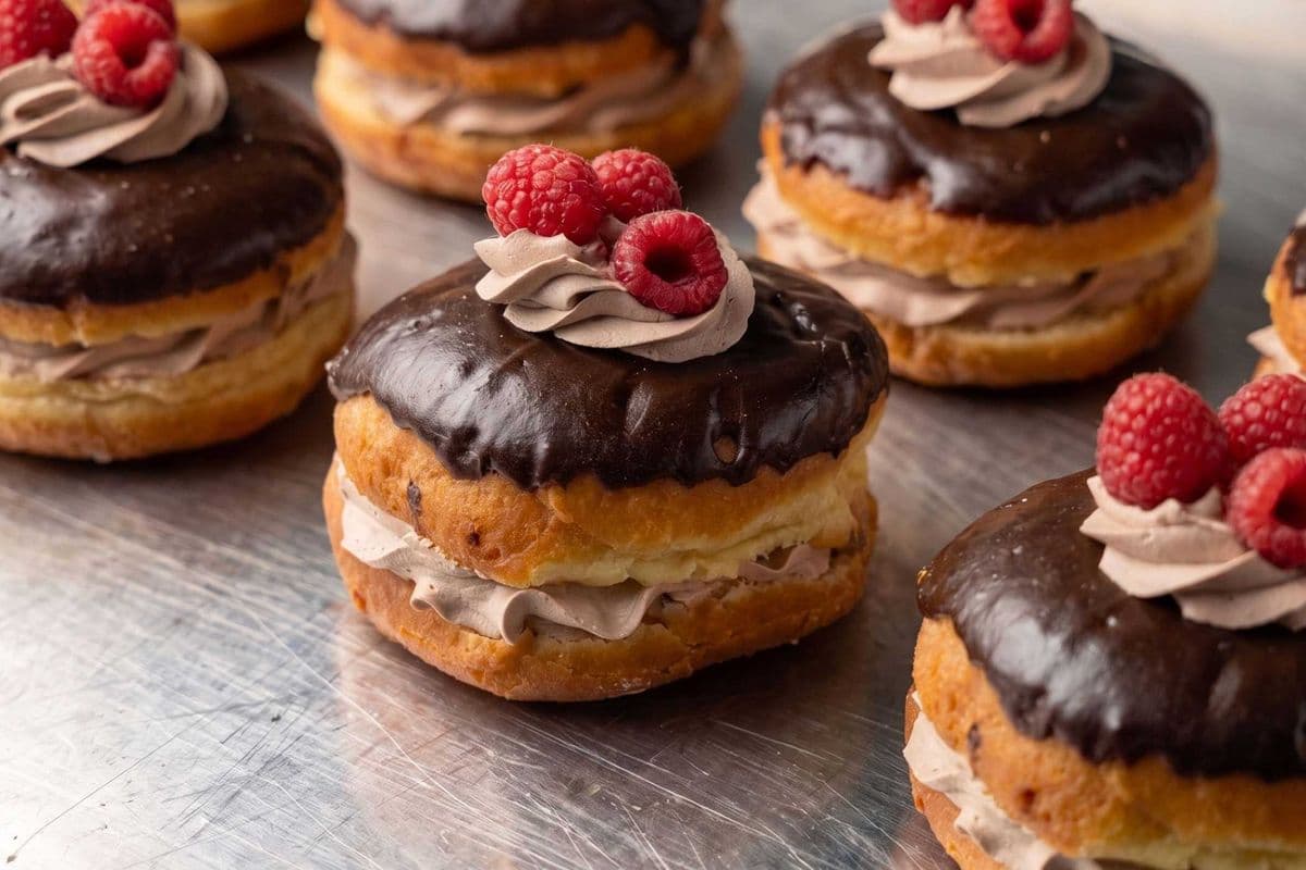 Chocolate Raspberry Donut