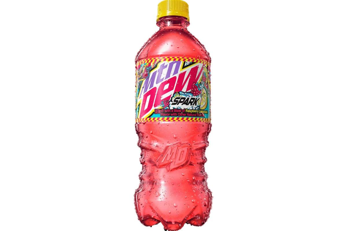 Mountain Dew Spark Raspberry Lemonade/ Limonade à la framboise (591 ml)