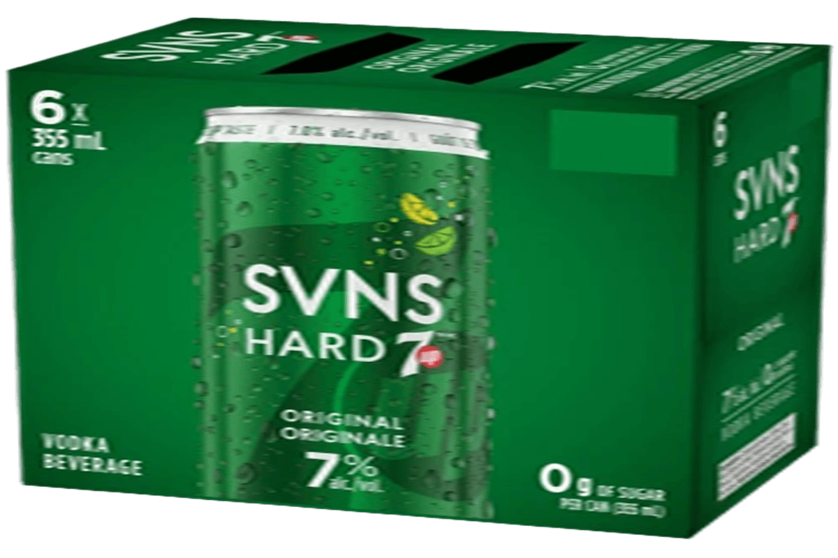 Svns Hard 7 Up Lemonade Cans (6 x 355ml)