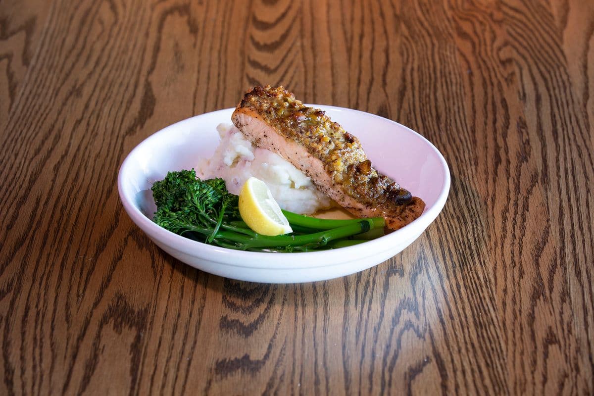 Pistachio Crusted Salmon