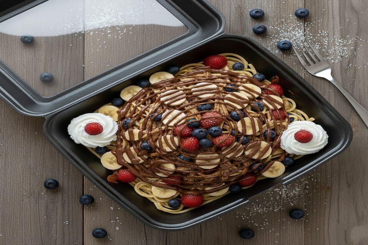 Fruit Loaded Spaghetti Crepes (Serves 2-3)