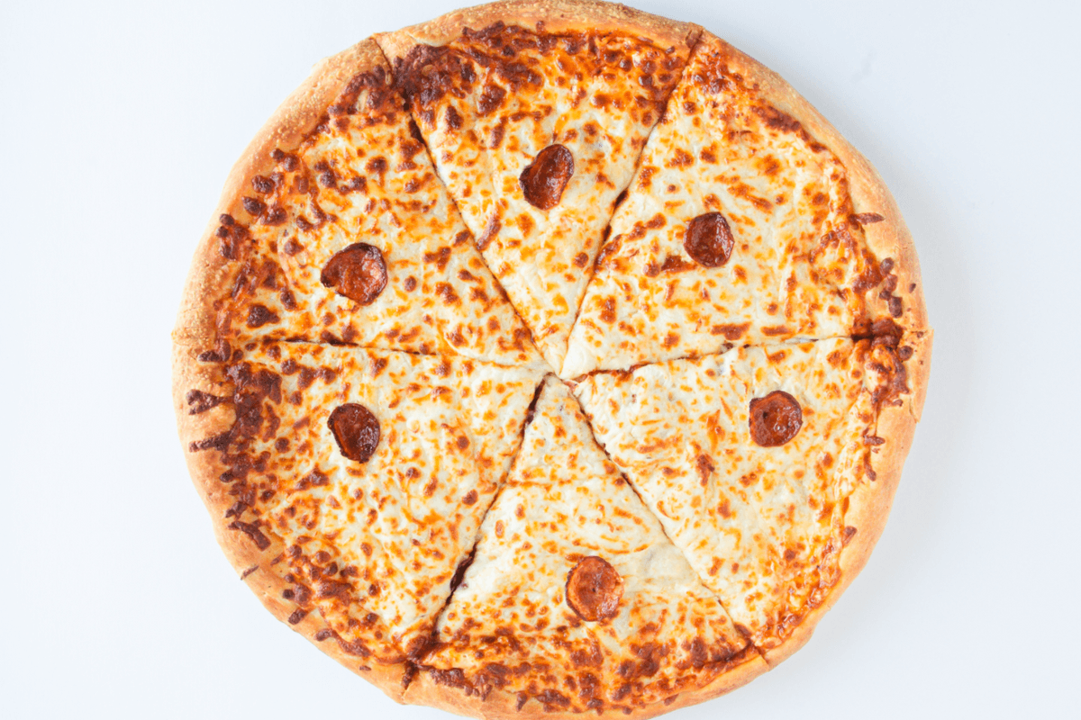 Petite pizza au pepperoni