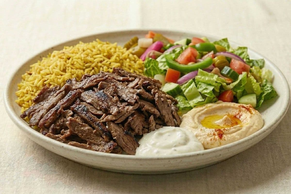 Beef Shawarma Platter