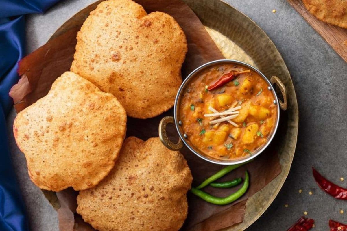 Aloo Puri Plate