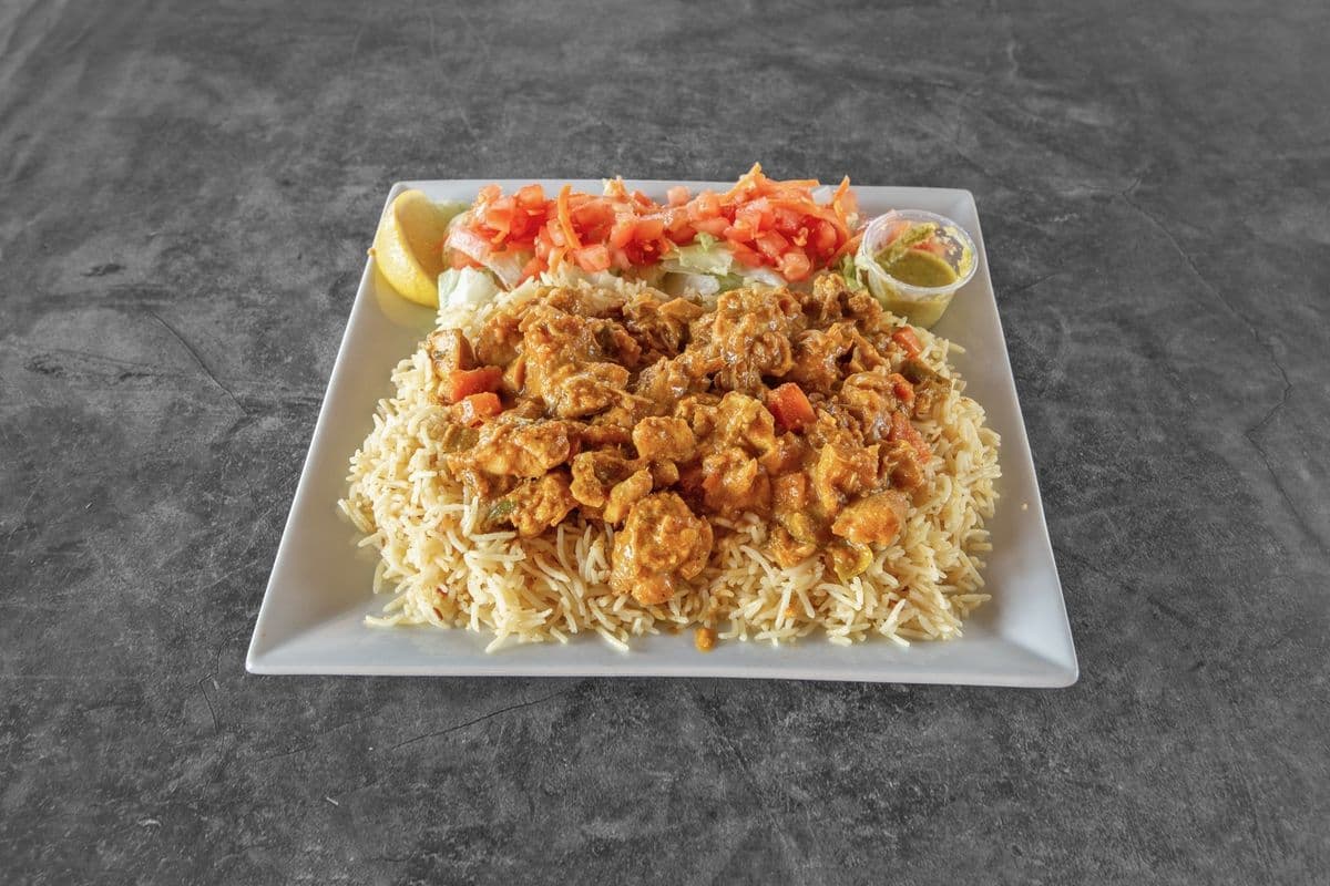 Chicken Suqaar with Salad