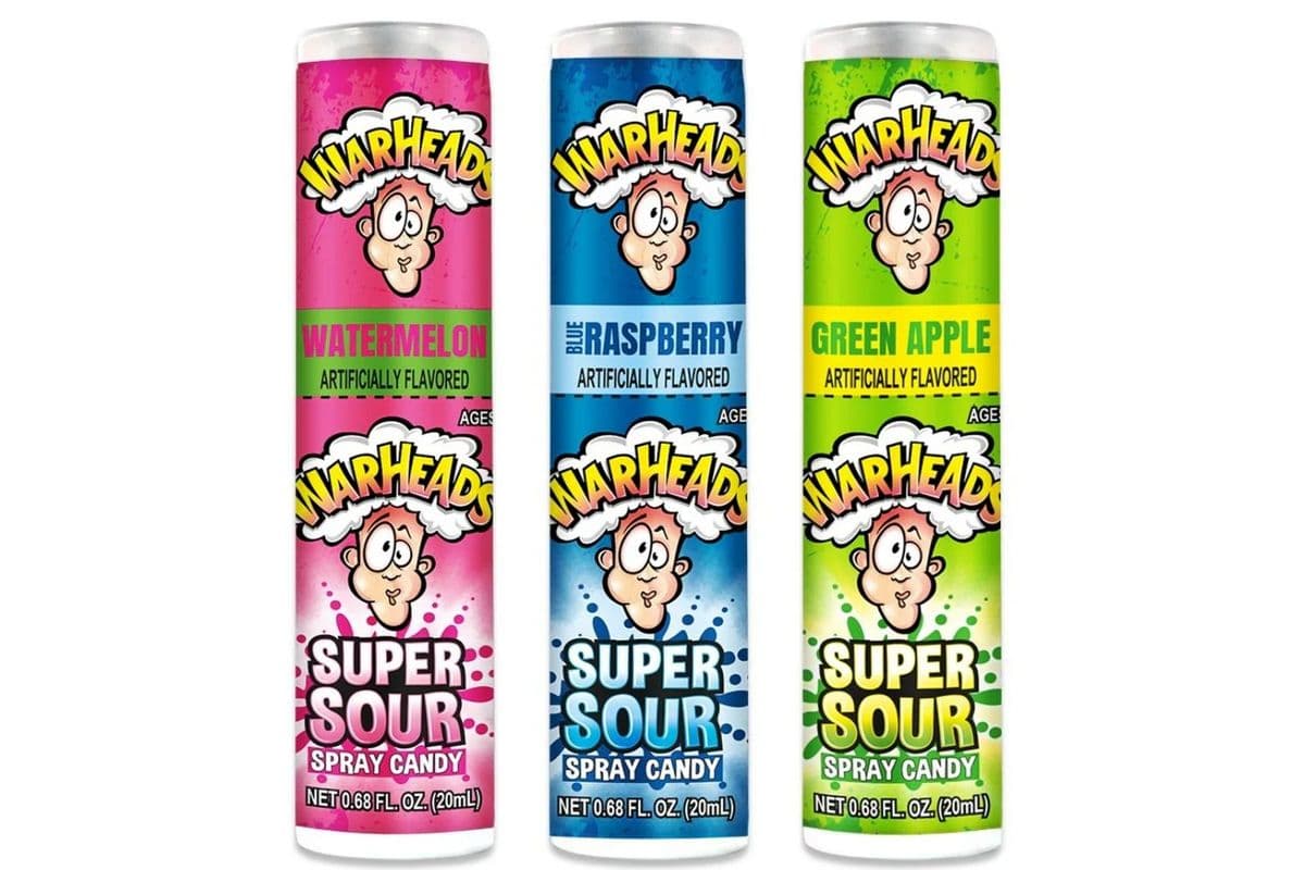 Warheads Super Sour Spray Cans