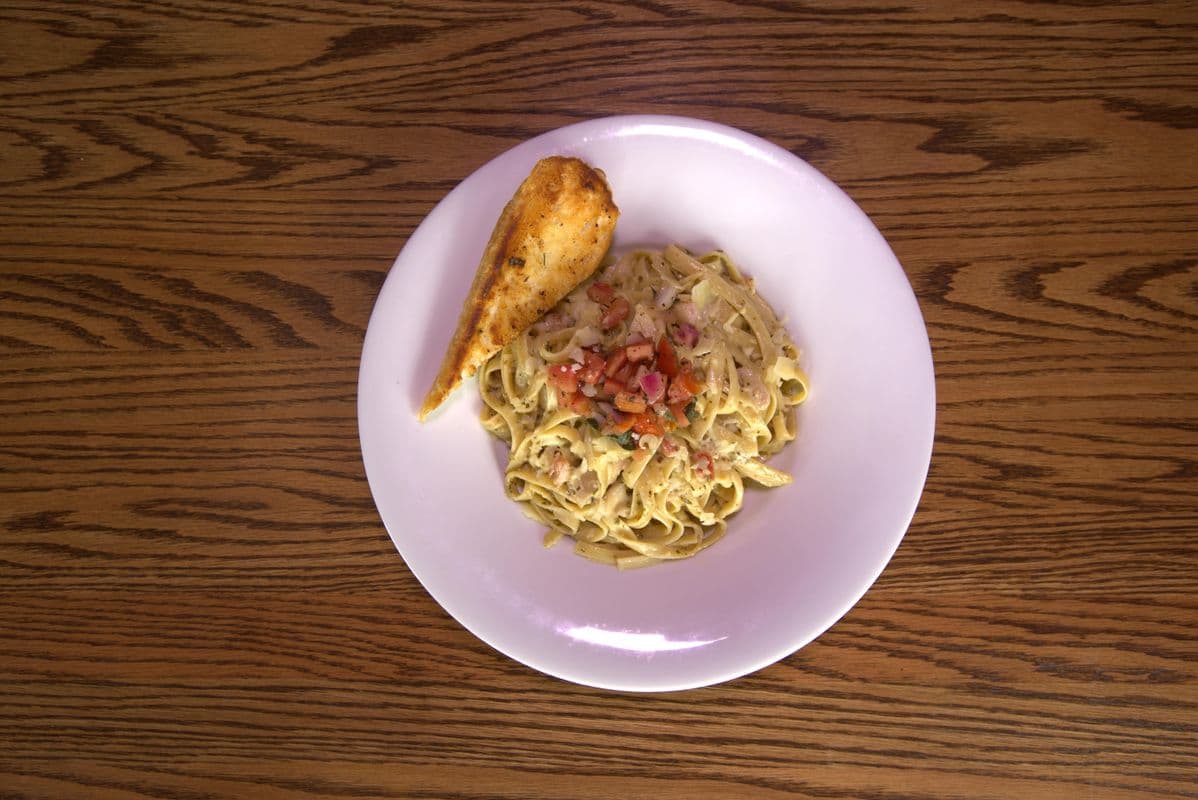 Bruschetta Chicken Fettuccine