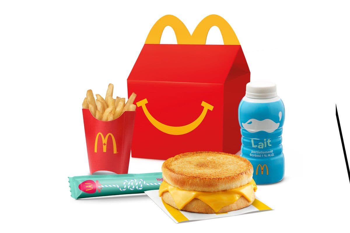 Joyeux festin sandwich fromage fondant - mini-frites [390-500 Cal]
